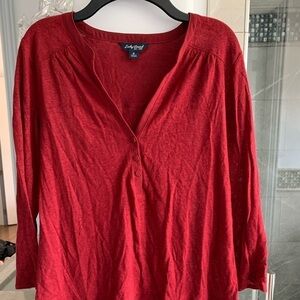 Lucky Brand Red Top